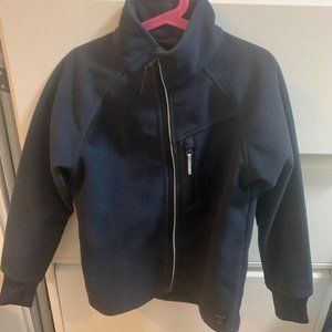 Polarn O. Pyret Boys Navy Fleece Zip Jacket - Size 8-9